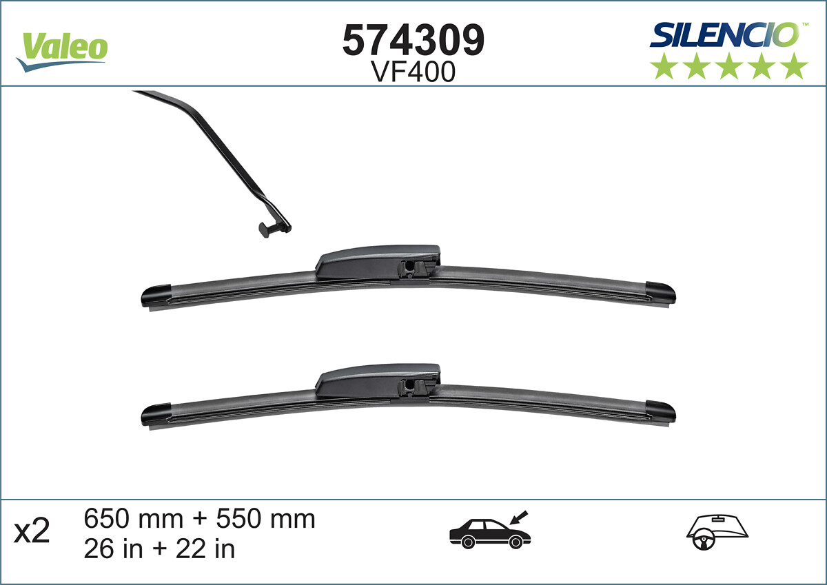 Lamela stergator VALEO 574309